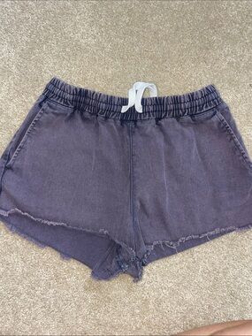 Volcom Casual Drawstring Waist Gray Shorts XS